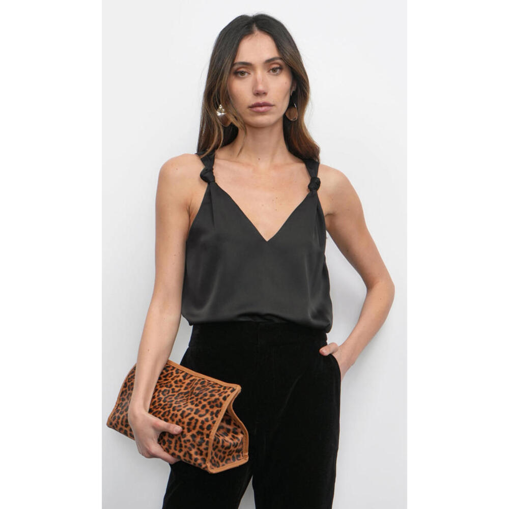 Kassi Shoulder Knot Satin Top
